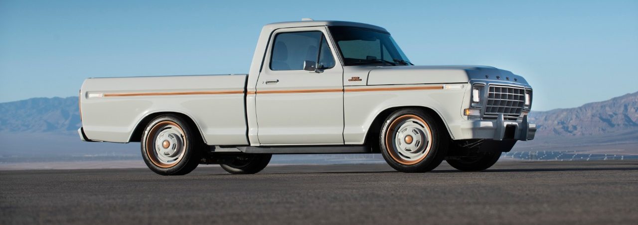 All-electric Ford F-100 Eluminator concept truck