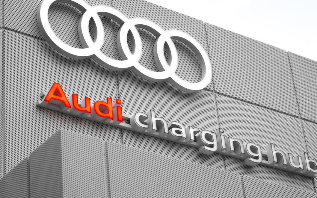 Audi’s urban charging concept is like an airport lounge