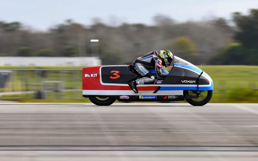 Max Biaggi sets new EV motorcycle speed run record