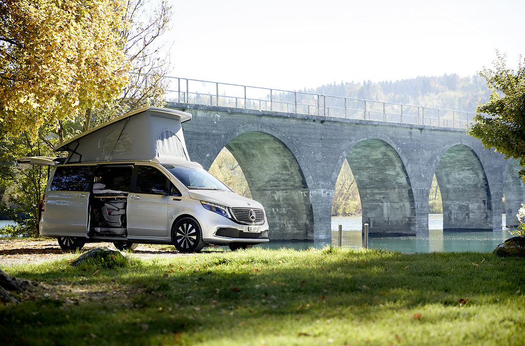 Mercedes’ eCamper lets you stay green in nature