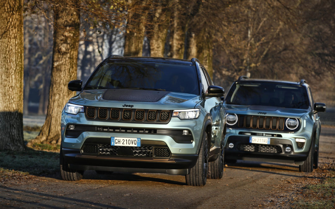 Jeep reveals e-Hybrid versions of Renegade, Compass