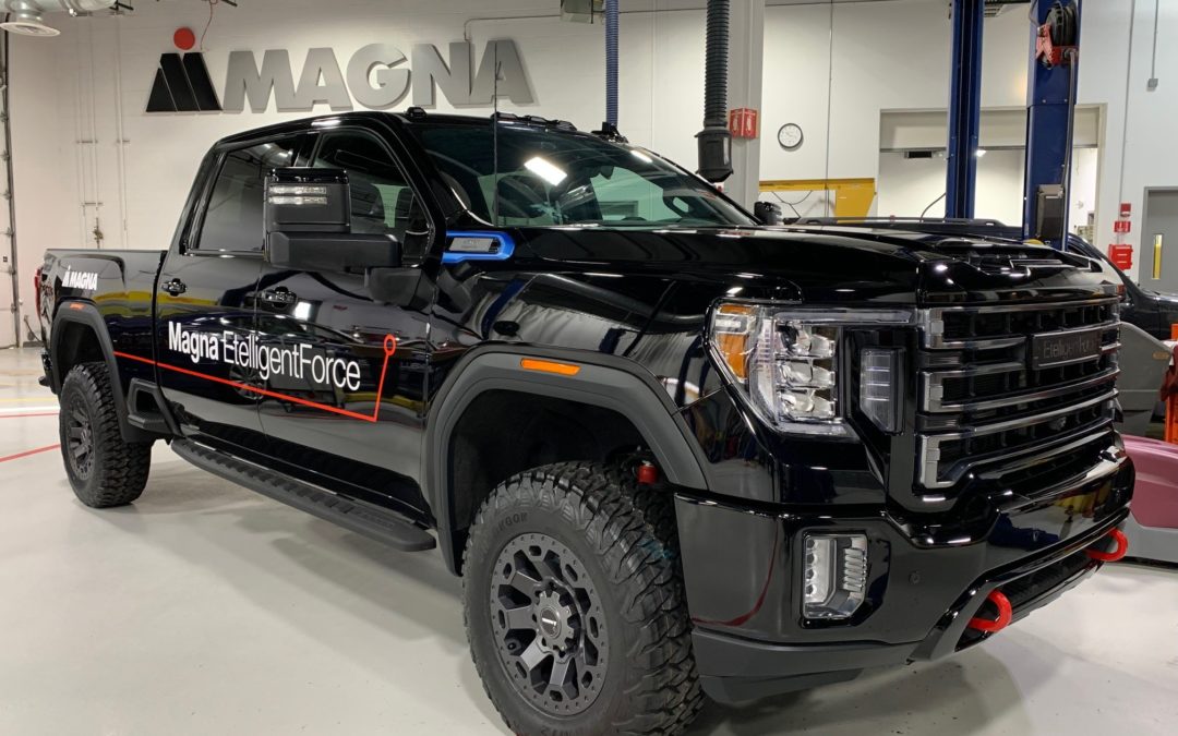 Magna develops 4WD e-powertrain for existing trucks