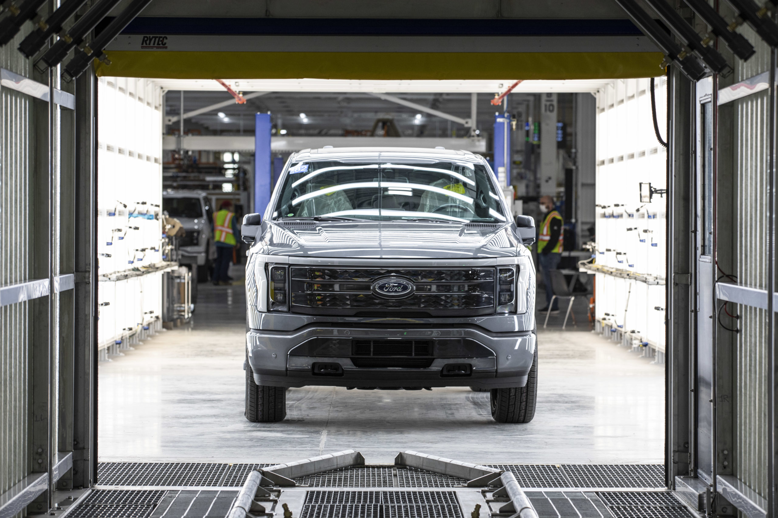 Ford is planning to nearly double production capacity of the all-electric F-150 Lightning™ pickup to 150,000 vehicles per year at the Rouge Electric Vehicle Center in Dearborn, Michigan, to meet soaring customer demand