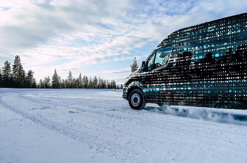 Mercedes eSprinter van undergoes Arctic testing