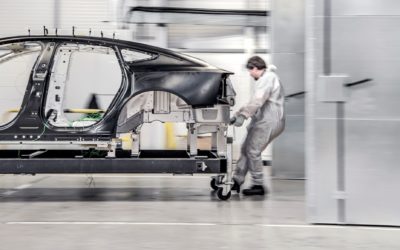 Emissions for Polestar production dropped in 2022
