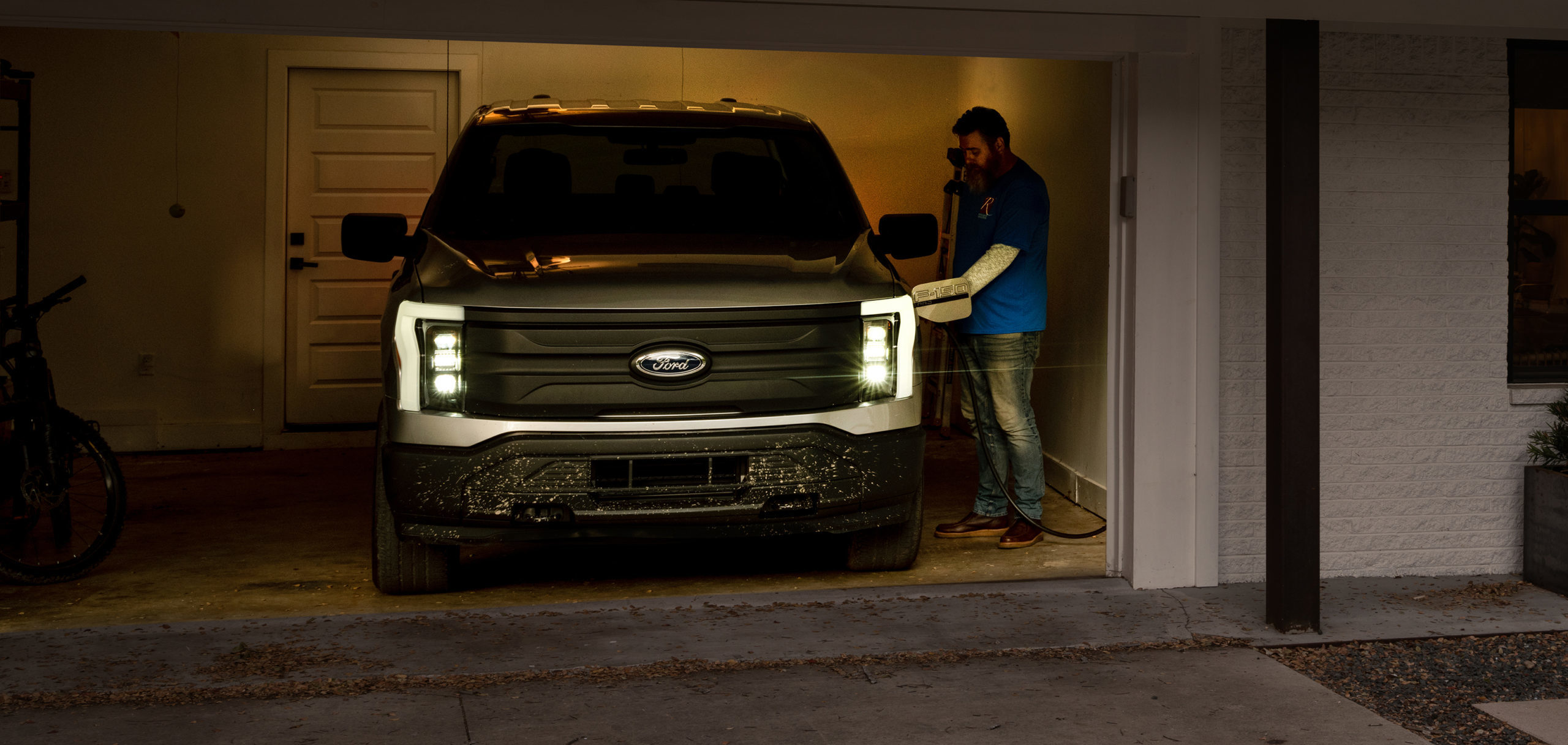 Ford F-150 Lightning home charging
