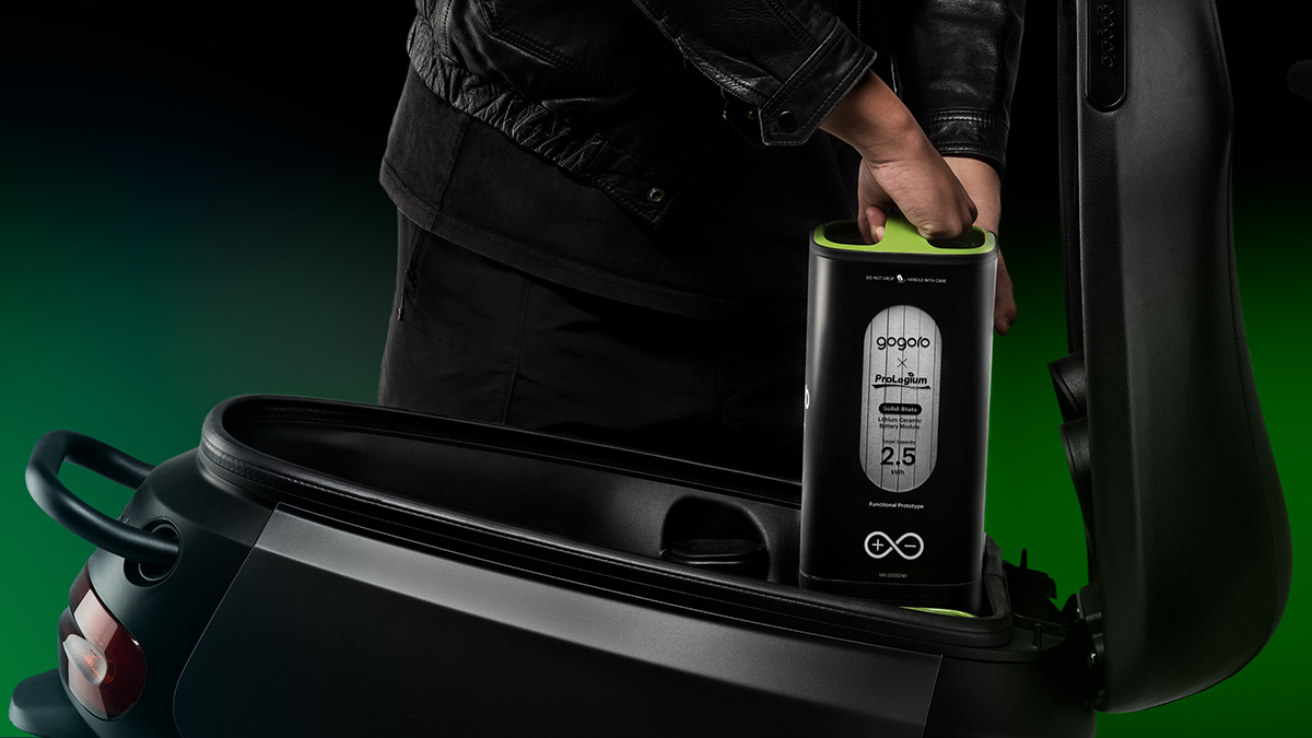 Gogoro solid state swappable battery