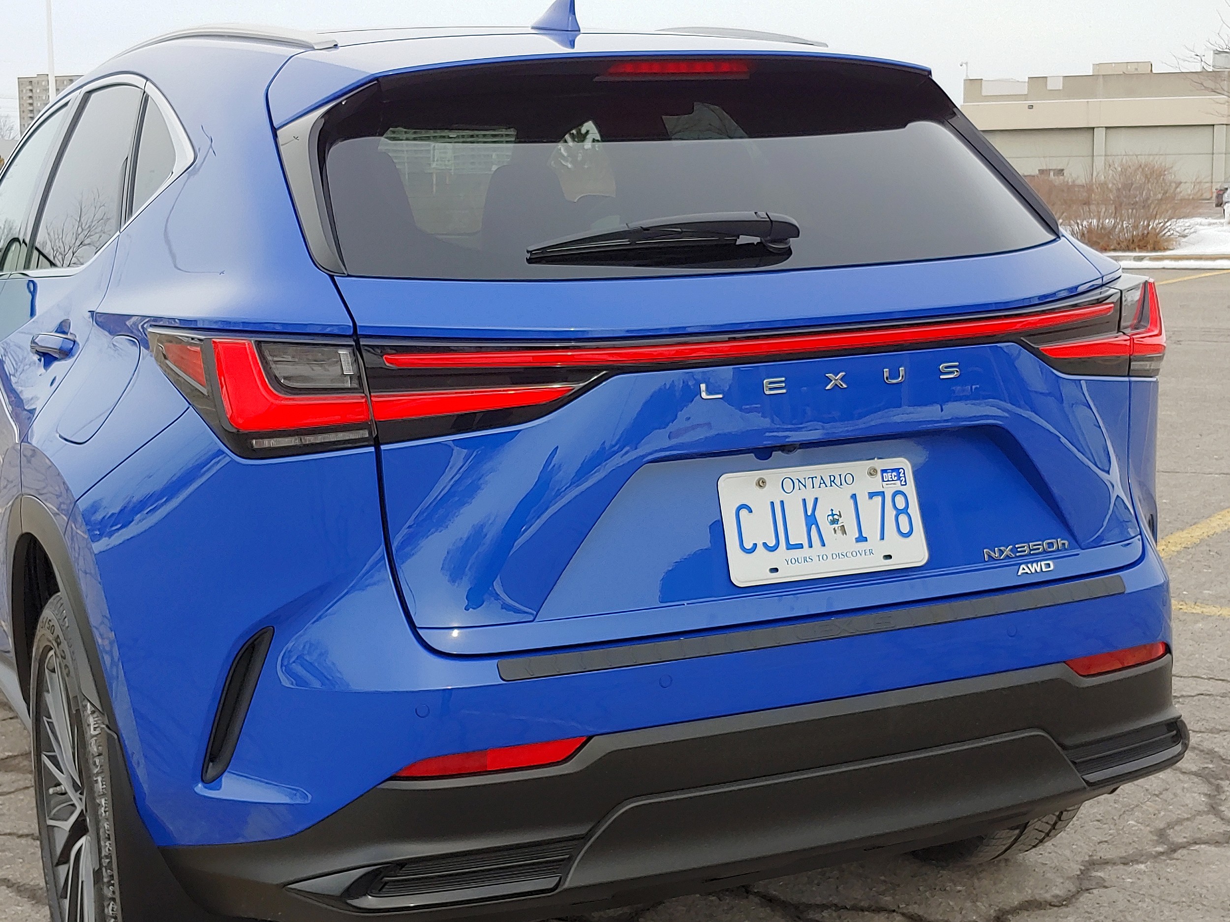 2022 Lexus NX 350h / Chris Chase, TheCharge.ca