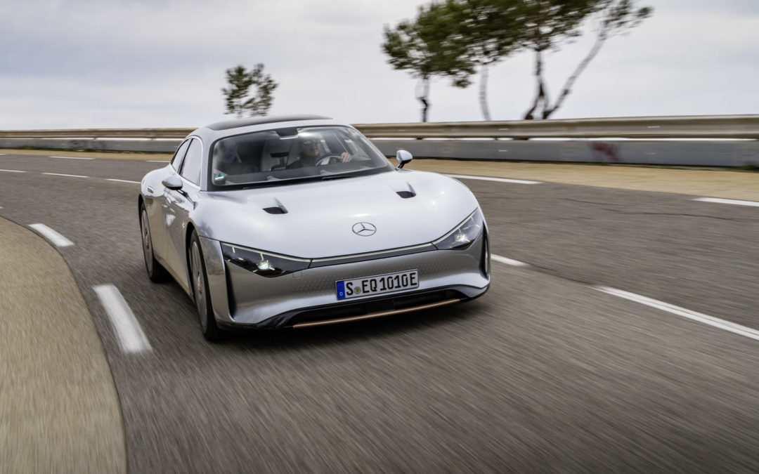 Mercedes hits 1,000 km on one charge with Vision EQXX