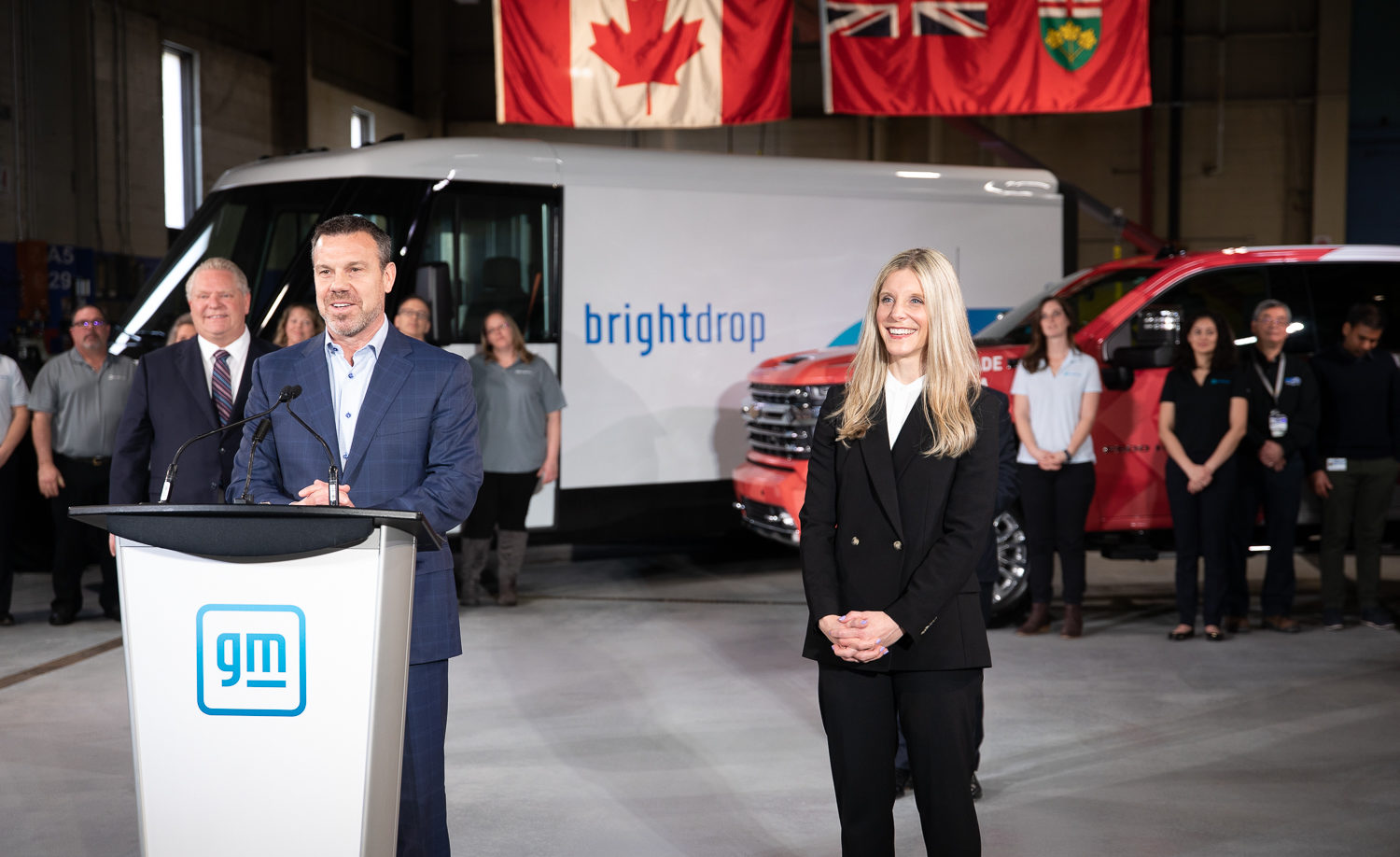 Scott Bell, Vice President, Global Chevrolet, and Marissa West, President and Managing Director, GM Canada / Ryan Bolton