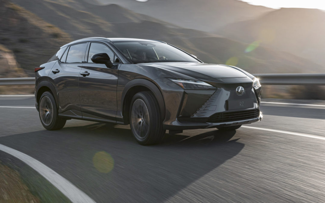 Lexus debuts the RZ 450e, its first all-electric vehicle