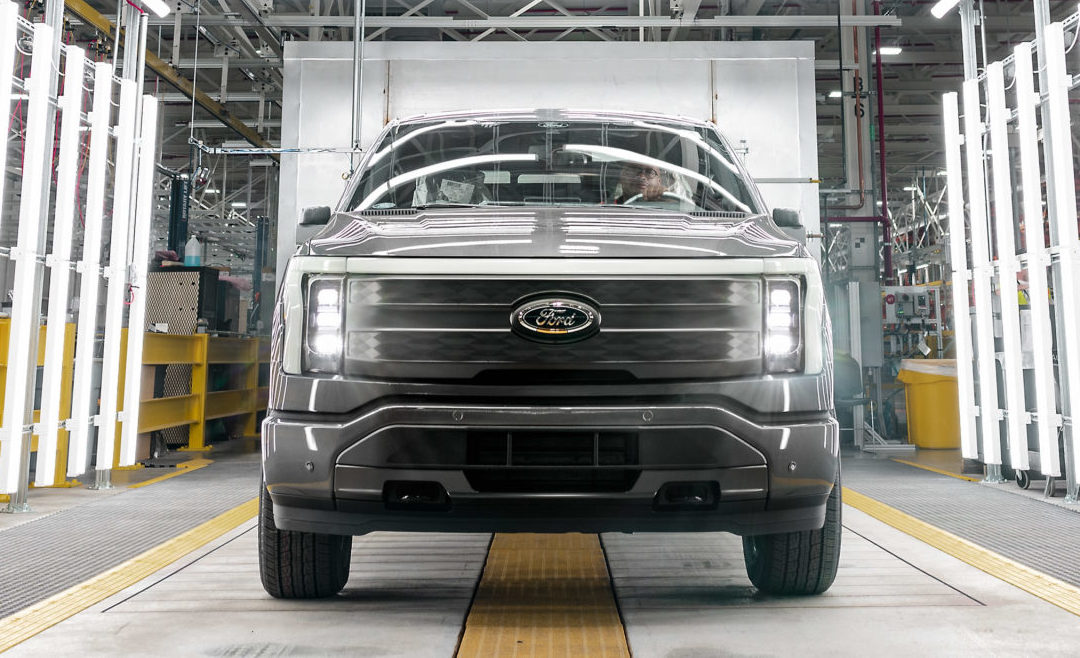 Ford starts production of the F-150 Lightning