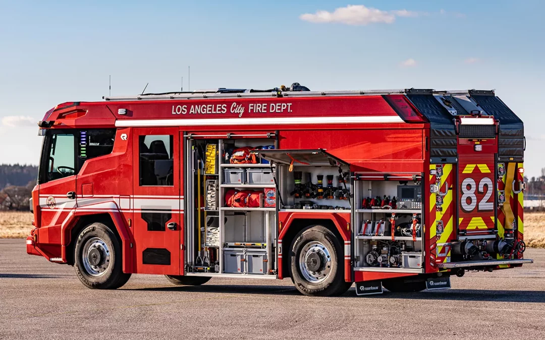 LAFD reveals first all-electric fire truck
