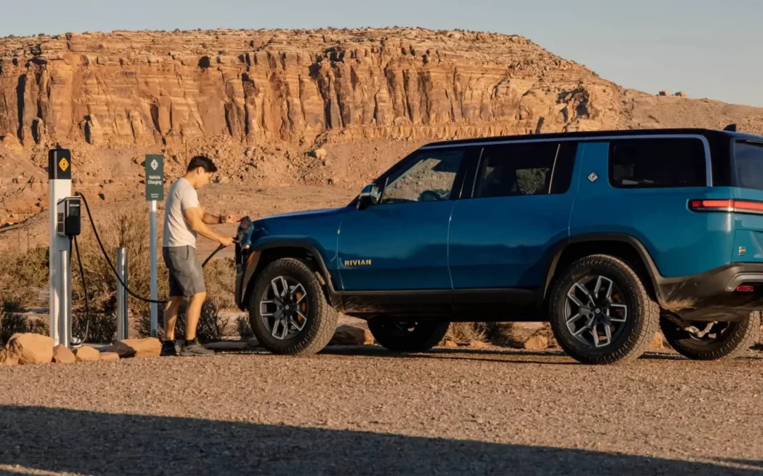 Rivian launches its Level 3 ‘Adventure Network’ chargers