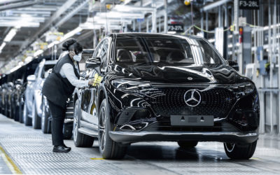EQS is the first all-electric Mercedes built in North America