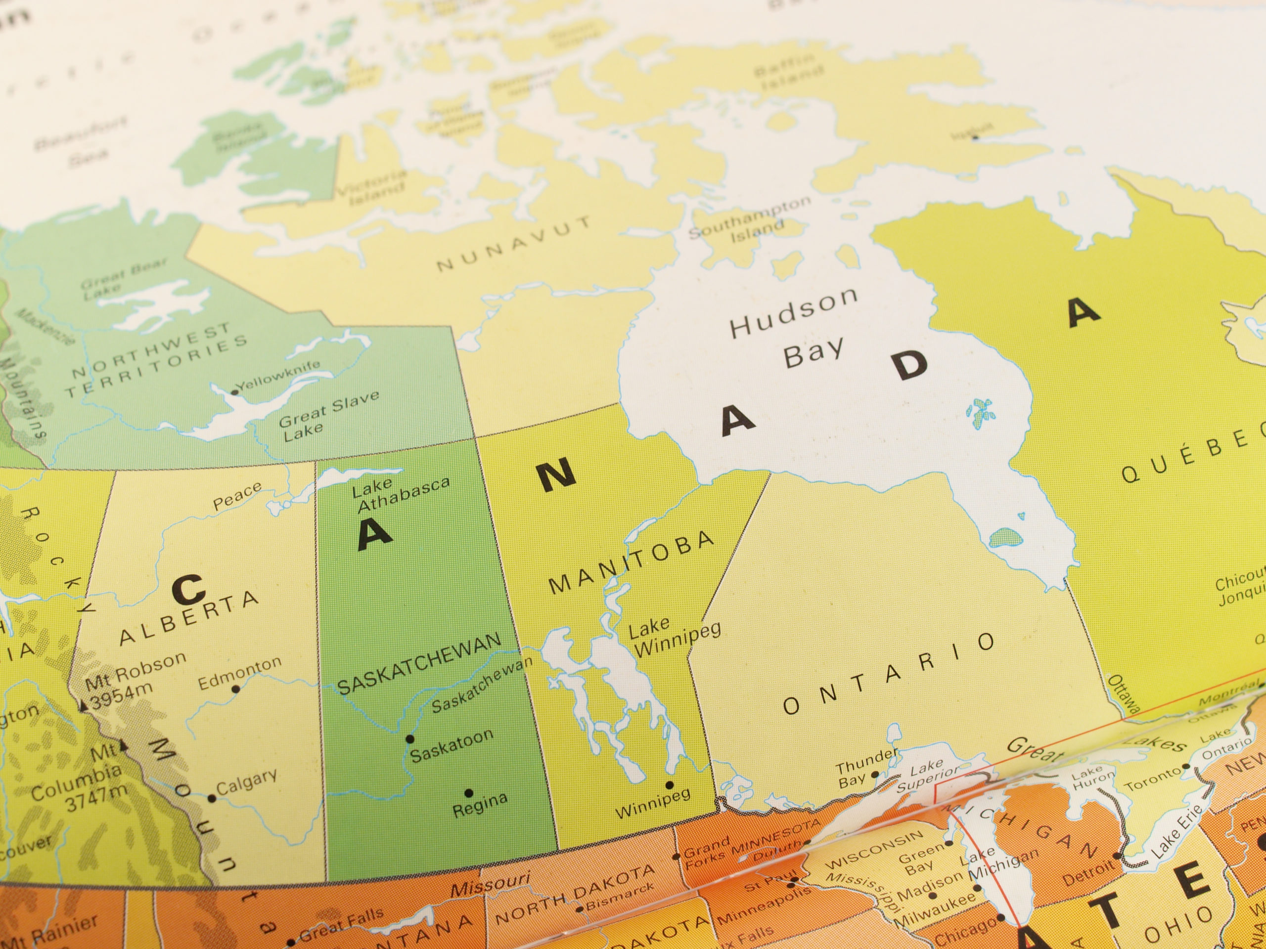Map of Canada / Getty Images