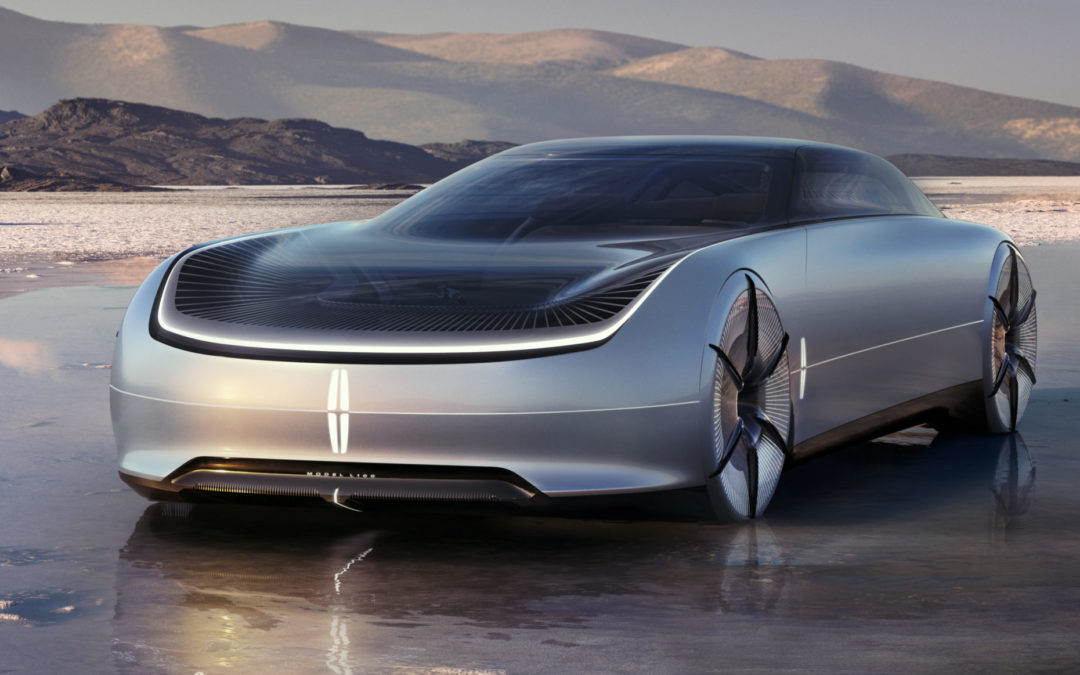 Lincoln looks back with futuristic Model L100 EV Concept