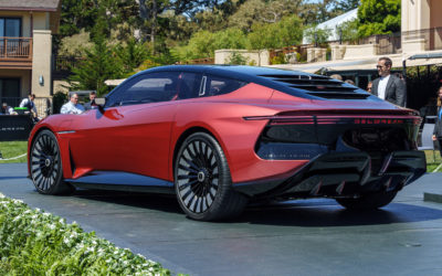 DeLorean Alpha5 makes Monterey debut