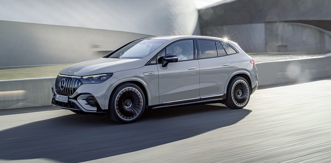 Mercedes-AMG EQE mixes brute force with function