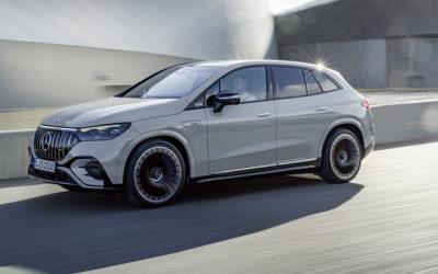Mercedes-AMG EQE mixes brute force with function