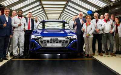 Audi Q8 e-tron production begins at ‘Factory of the Future’