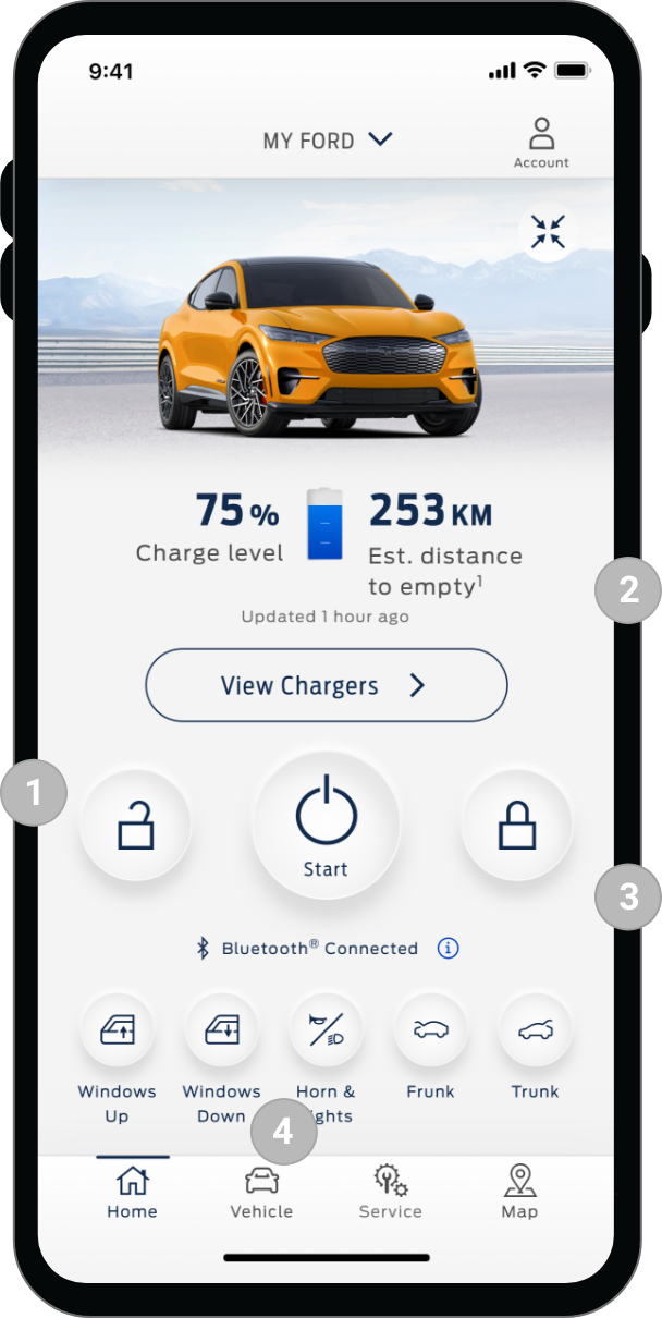 FordPass App on mobile phone