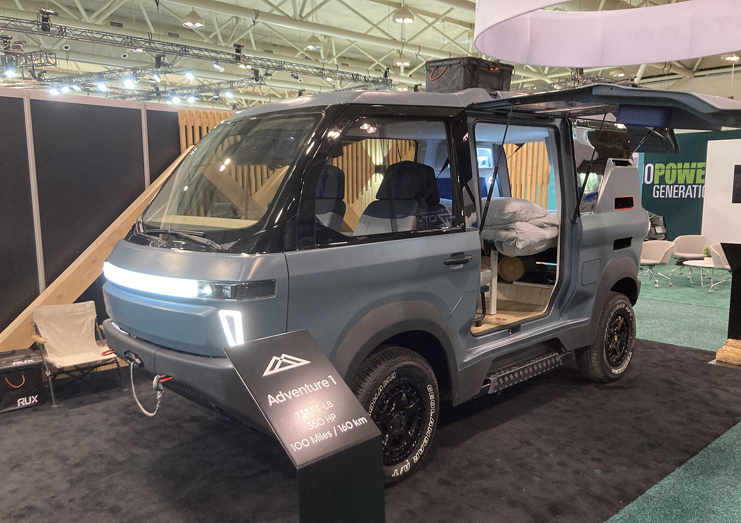 Potential Motors' Adventure 1 at the 2023 Canadian International Auto Show