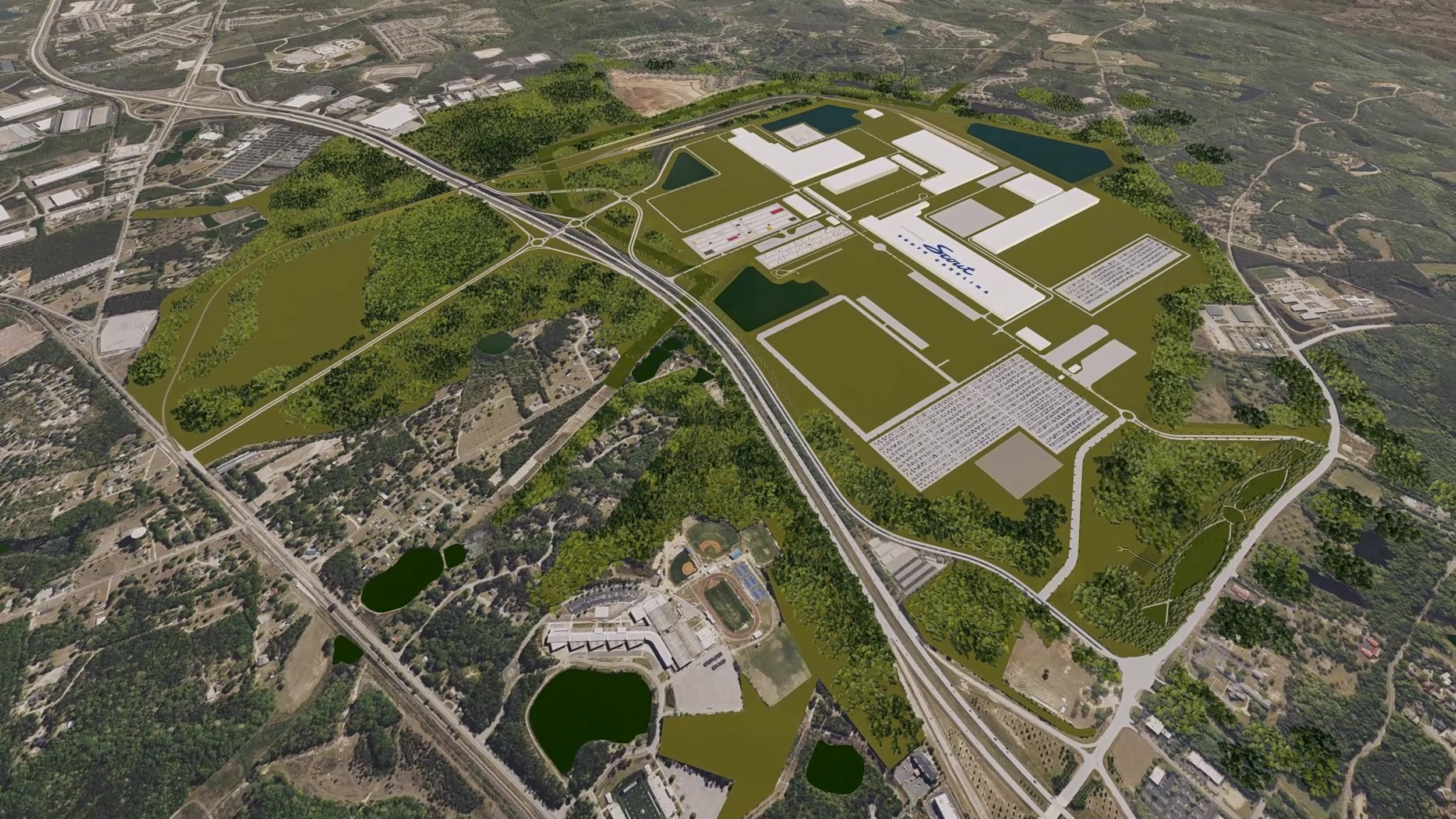 Proposal for the upcoming Scout Motors factory in South Carolina