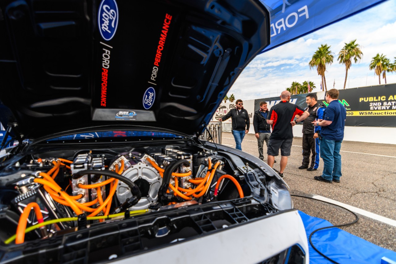 The Ford Mustang Super Cobra Jet 1800 Prototype Targets New NHRA World Records For Electric Vehicles
