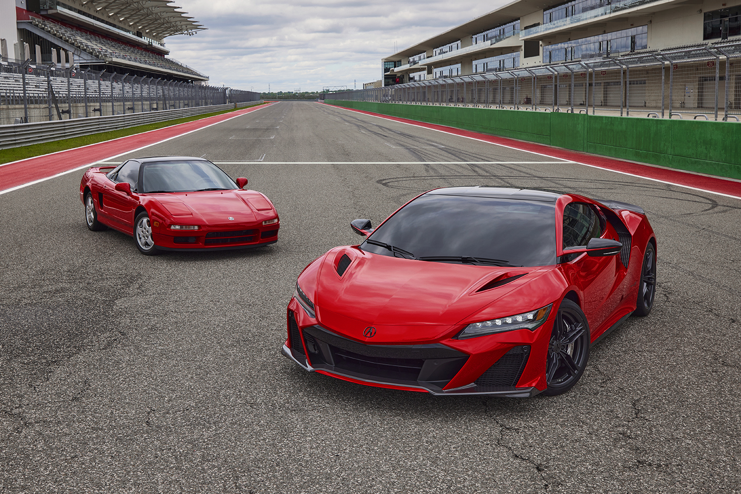 2022 Acura NSX Type S with the first generation of the NSX